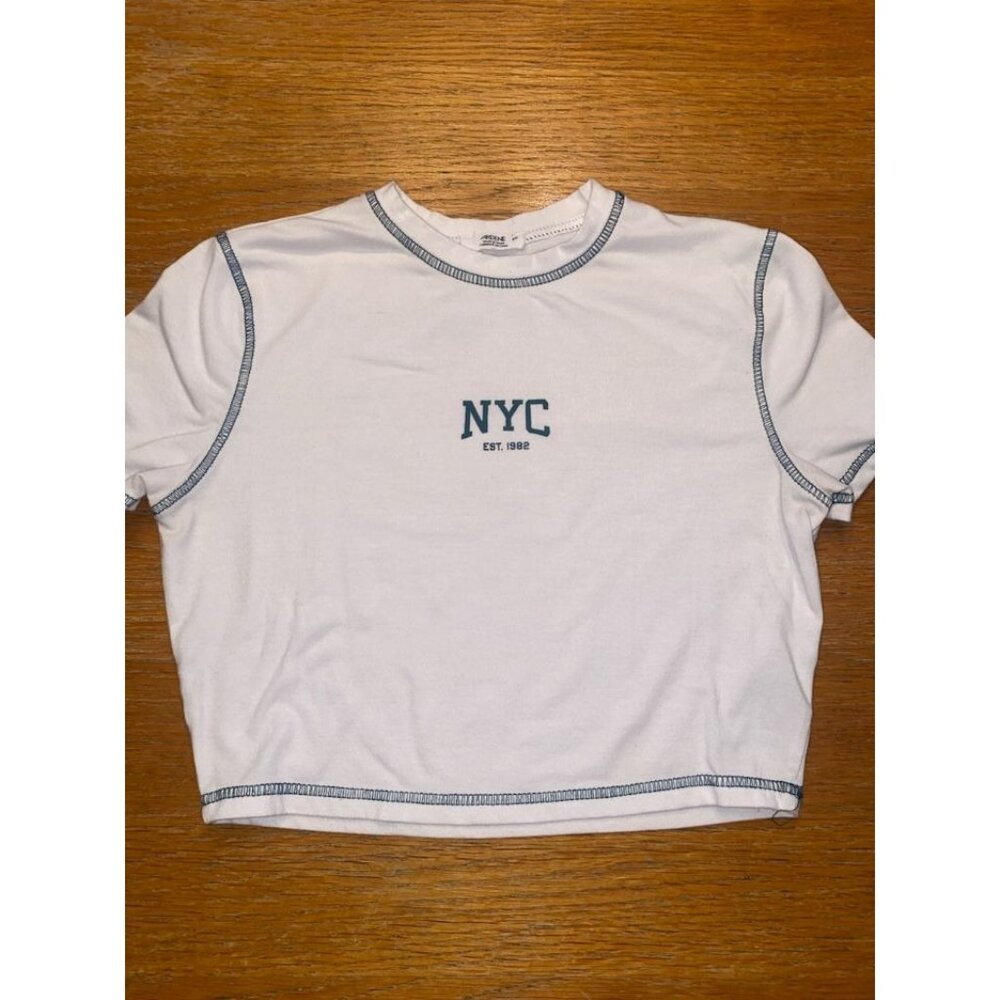 Ardene White Crop Top-S
